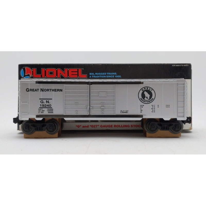 Lionel 6-19240 O Gauge Great Northern Double Door Boxcar VG/Box