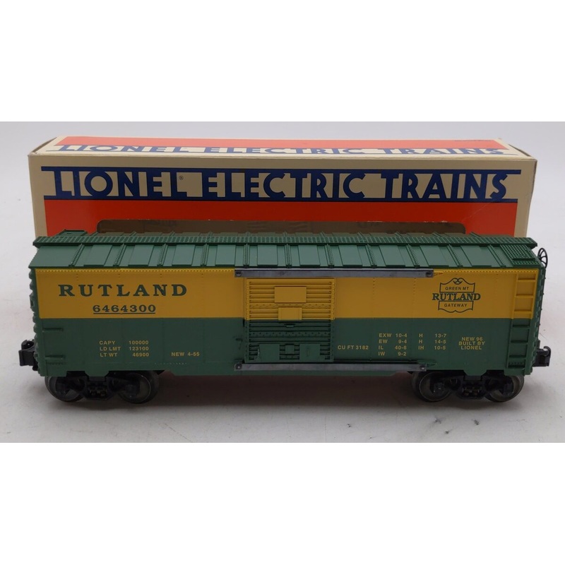 Lionel 6-19277 O Gauge Rutland Boxcar #6464300 LN/Box