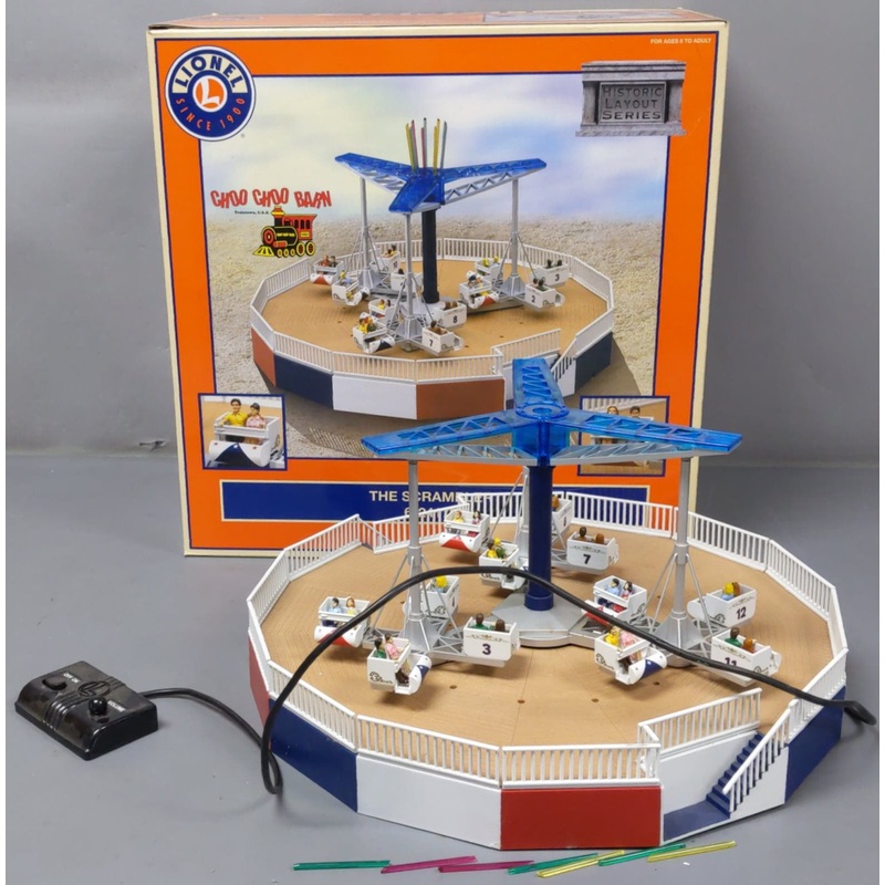 Lionel 6-24179 O Operating Scrambler Circus Ride Accessory MT/Box