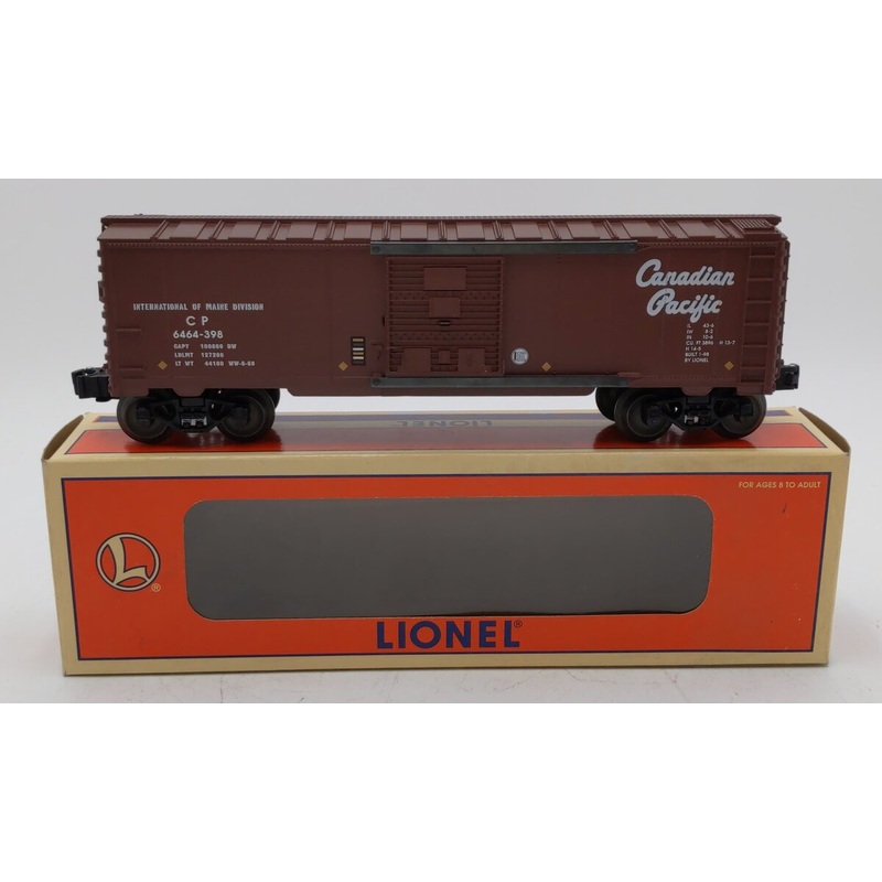 Lionel 6-29215 O Gauge Canadian Pacific Boxcar #6464-398 LN/Box