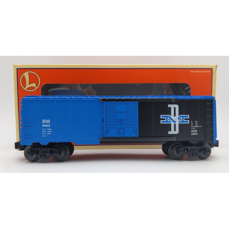 Lionel 6-29254 O Gauge Boston & Maine Boxcar #76033 LN/Box