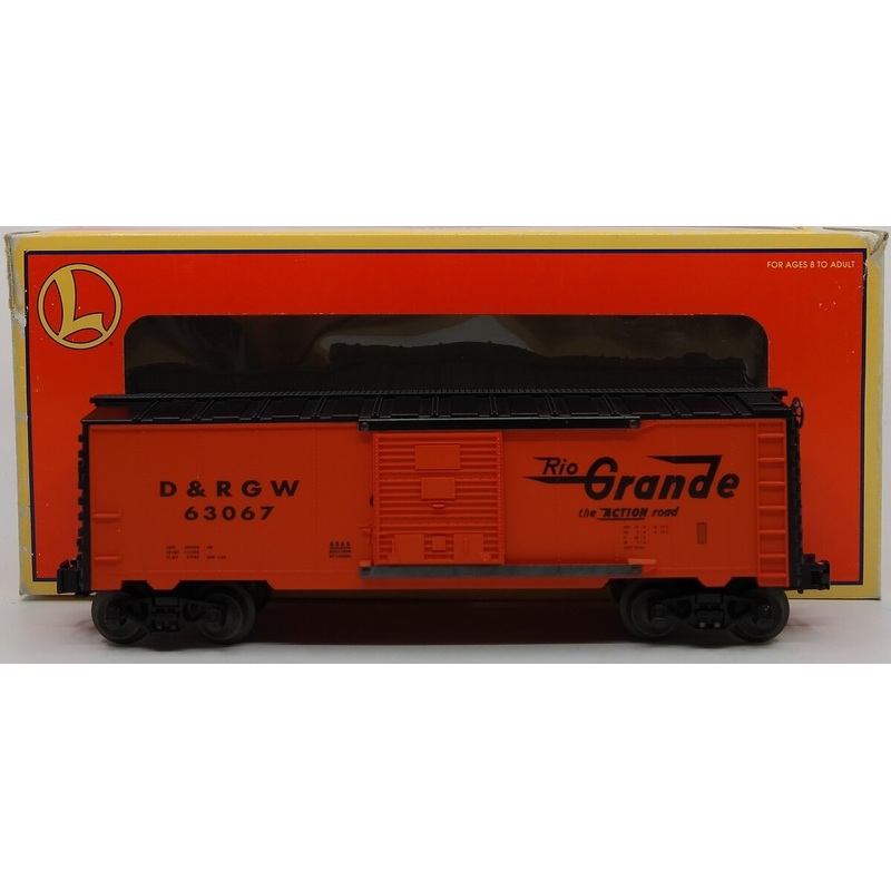 Lionel 6-29268 O Gauge Denver & Rio Grande 6565 Boxcar #63067 EX/Box