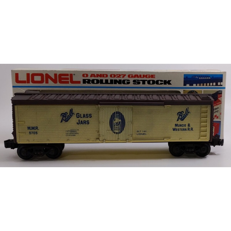 Lionel 6-5705 O Gauge Ball Glass Jars Woodside Reefer LN/Box