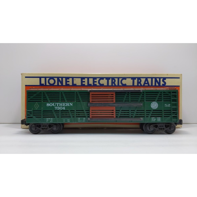 Lionel 6-7304 O Gauge Southern Double Door Stock Car #7304 LN/Box
