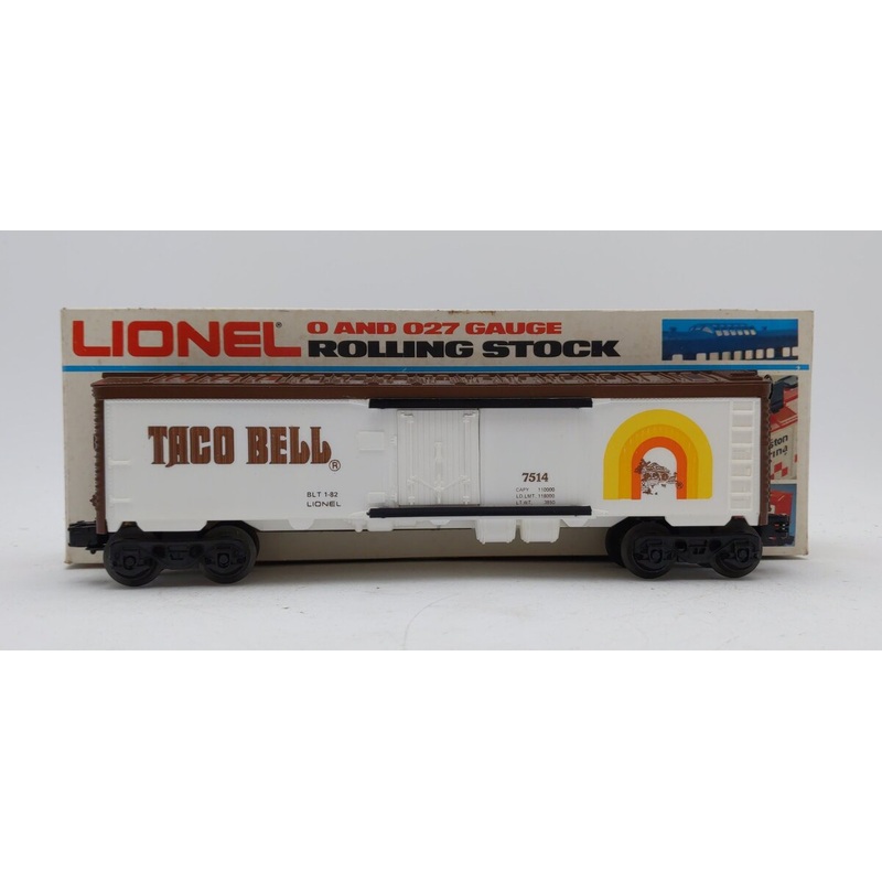 Lionel 6-7514 O Gauge Taco Bell Refrigerator Car EX/Box