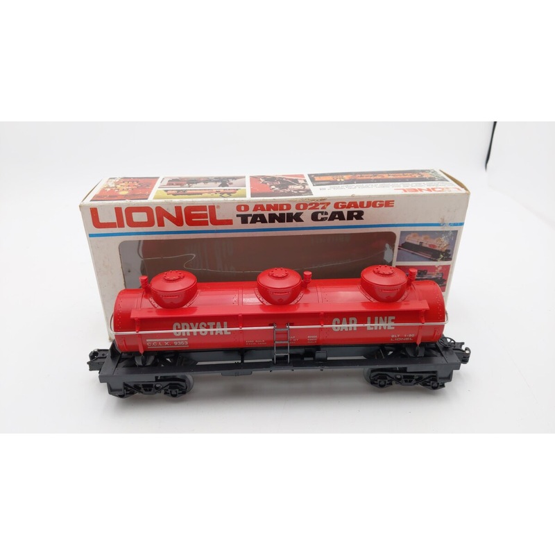 Lionel 6-9353 O Gauge Crystal Line Triple Dome Tank Car #9353 LN/Box