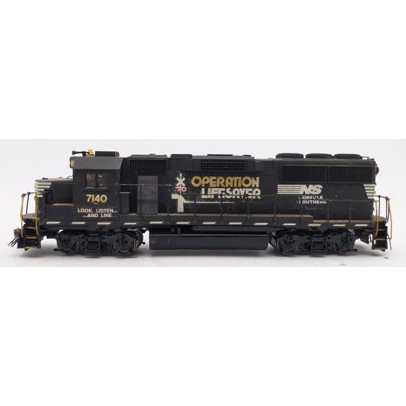 Athearn 4754 HO Scale Norfolk Southern GP-60 Diesel Locomotive #7140 VG
