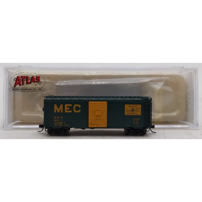 Atlas 50002654 N Maine Central Pullman-Standard PS-1 40′ Boxcar with 7′ Door #8 LN/Box