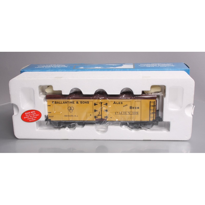 Atlas 8173-8 O Scale Ballantine Beer 40′ Rebuilt Wood Reefer #108 [3-Rail] NIB