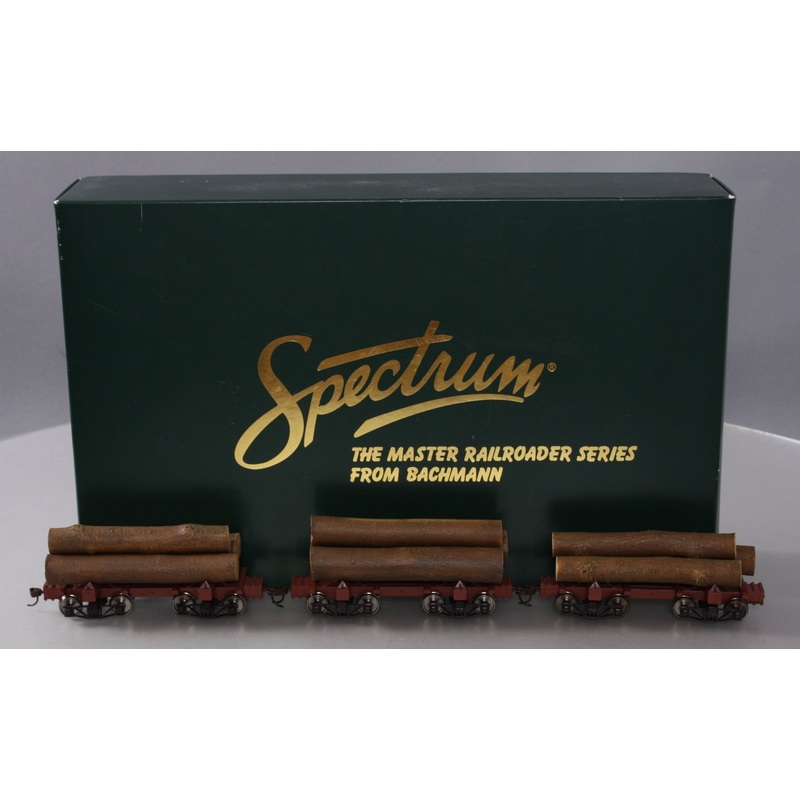 Bachmann 27391 On30 Scale Skeleton Log Car Set with Logs MT/Box