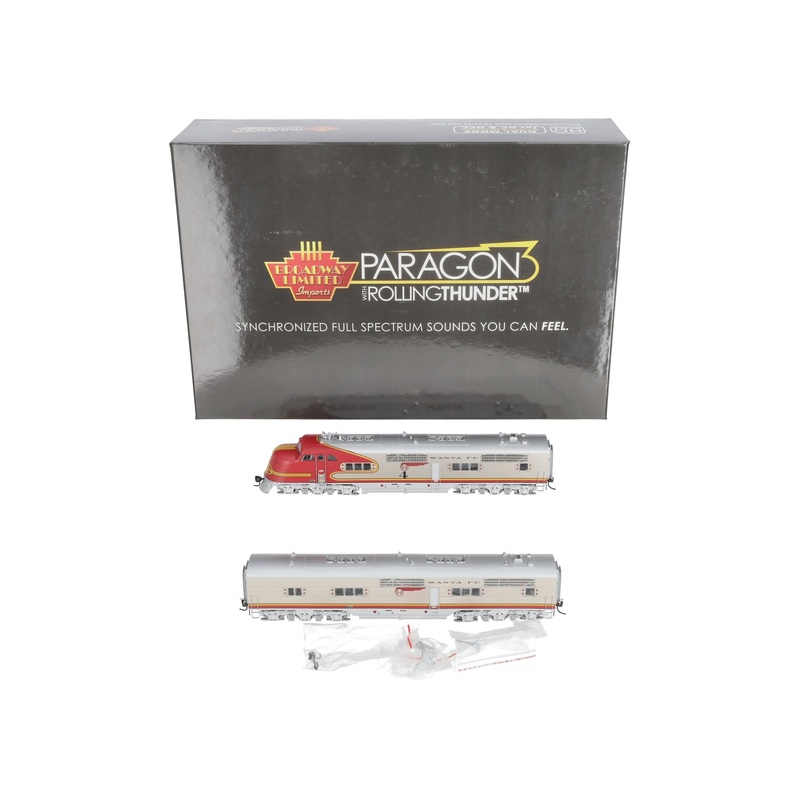 Broadway Limited 4540 HO ATSF E1 A/B Diesel Locomotive Set w/DCC/Sound #4L/4A NIB