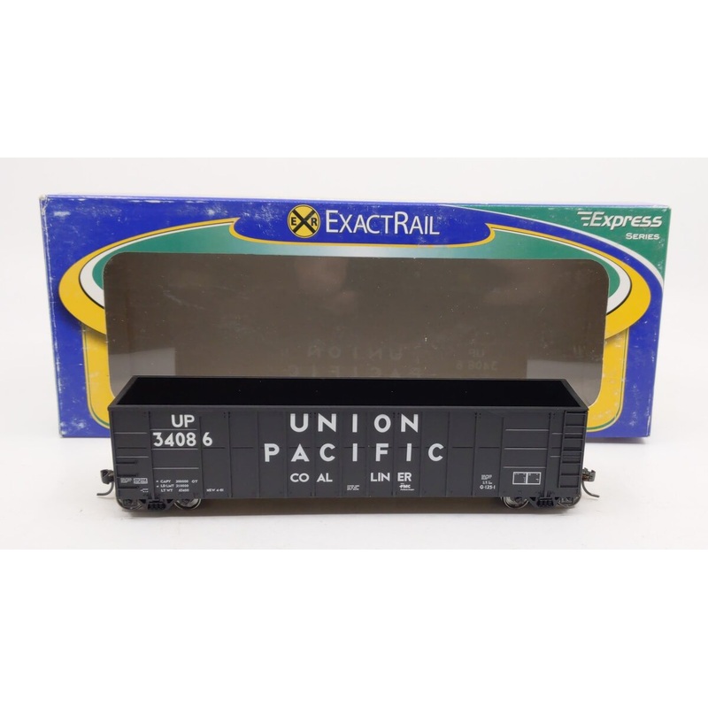 ExactRail EX-1405-18 HO Union Pacific FMC 4000 High Side Gondola #34086 NIB