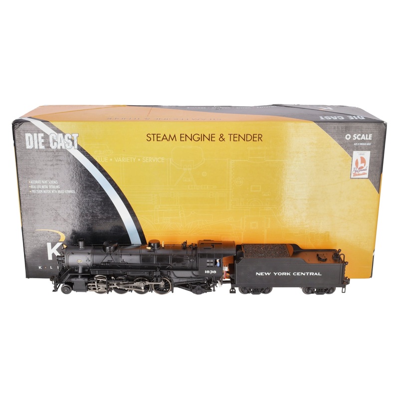 K-Line K3670-1838CC New York Central 2-8-2 Mikado Steam Loco & Tender #1838 TMCC LN/Box