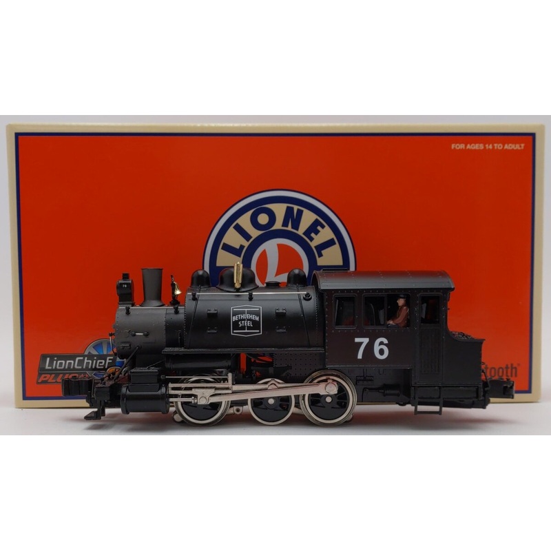 Lionel 2032030 O Bethlehem Steel LionChief Plus 2.0 0-6-0T Steam Locomotive #76 EX/Box