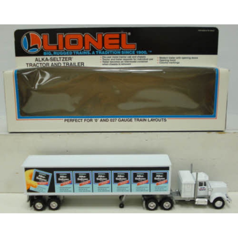 Lionel 6-12811 O Alka-Seltzer Tractor Trailer Truck LN/Box