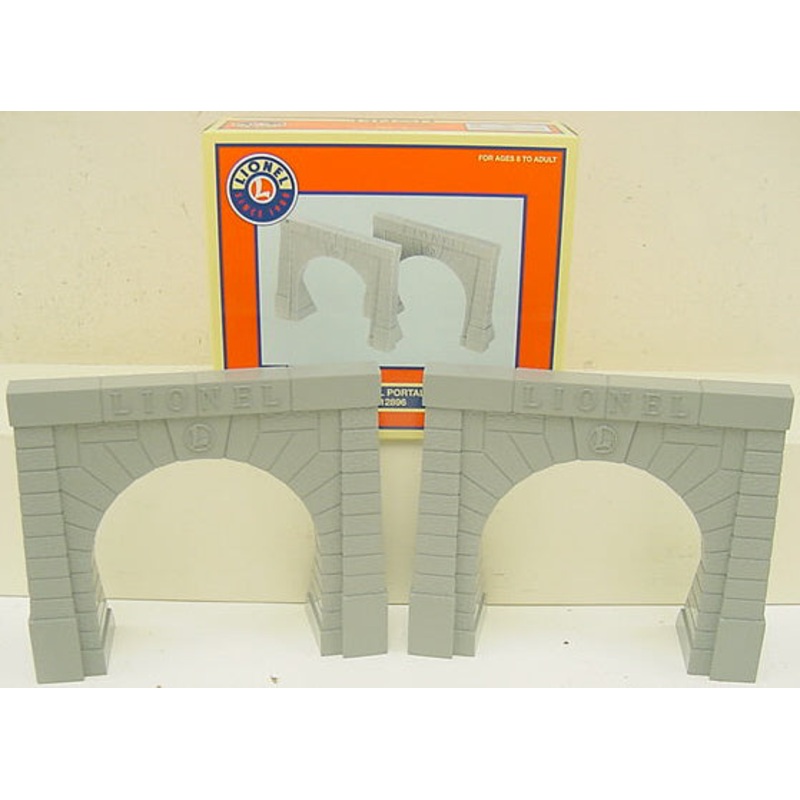 Lionel 6-12896 O Tunnel Portals (Pack of 2) LN/Box