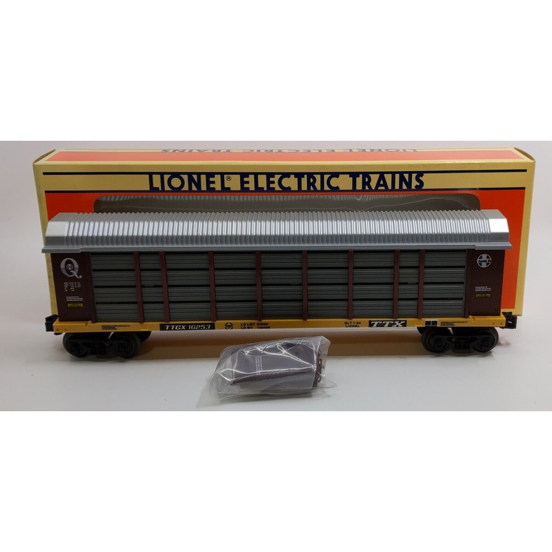 Lionel 6-16253 O Gauge Santa Fe Auto Carrier Car with Screens MT/Box
