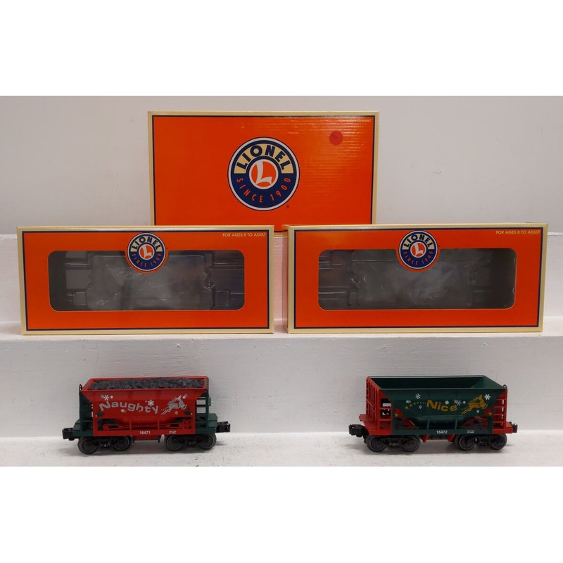 Lionel 6-16470 Naughty and Nice Ore Car (Set of 2) EX/Box