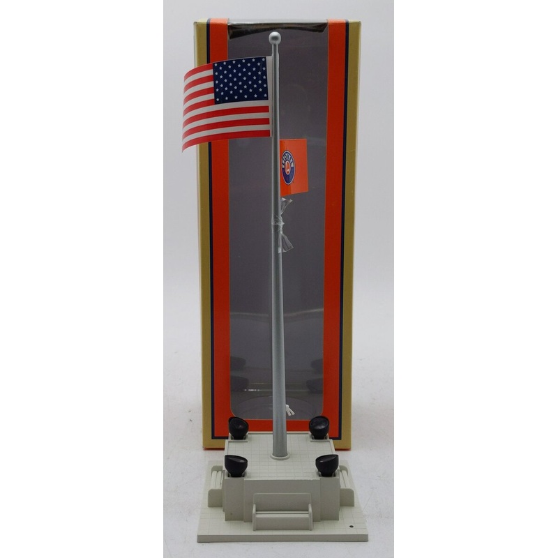 Lionel 6-16896 O Gauge Flagpole with Lights LN/Box