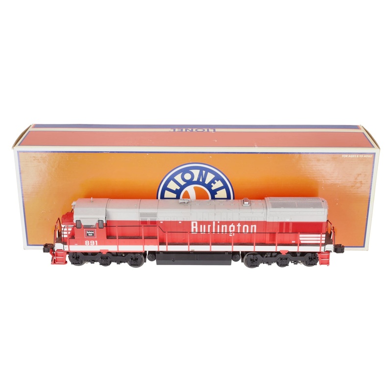 Lionel 6-18274 O Gauge Burlington U30C Diesel Locomotive #891 EX/Box