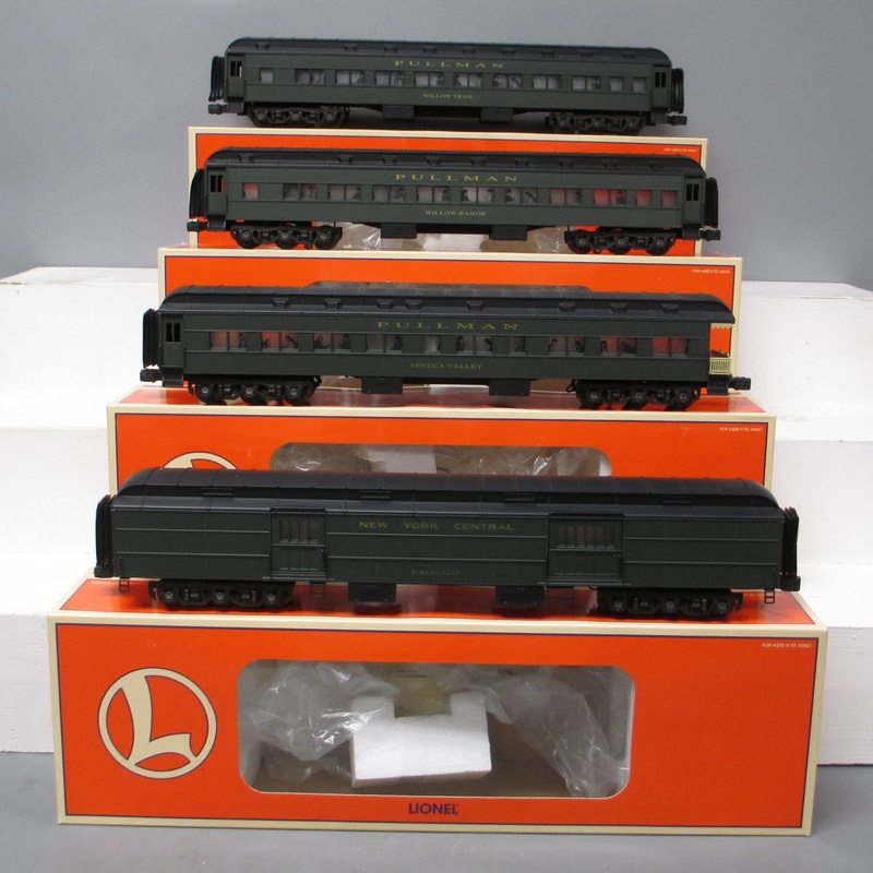 Lionel 6-19060 O Gauge New York Central Pullman Heavyweight Cars (Set of 4) LN/Box
