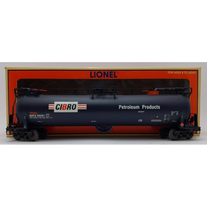 Lionel 6-19690 CIBRO TankTrain Single Dome Tank Car #26261 EX/Box