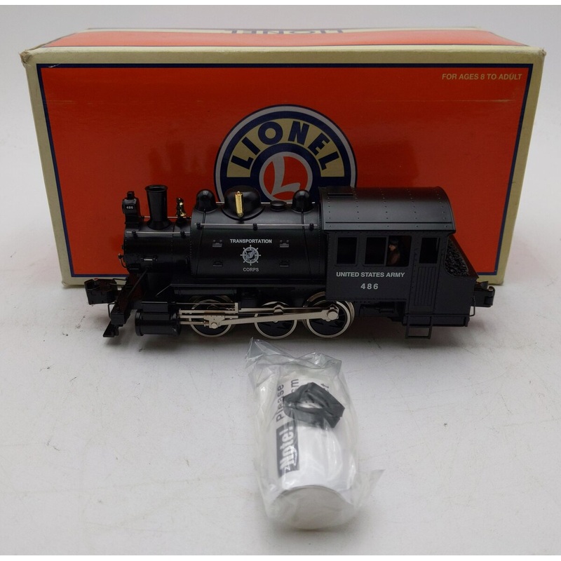 Lionel 6-38630 U.S. Army Dockside Steam Locomotive #486 LN/Box