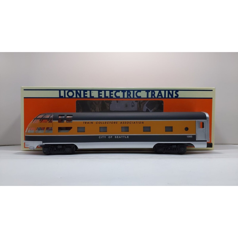 Lionel 6-52062 O Gauge TCA City of Seattle Skytop Observation Passenger Car NIB