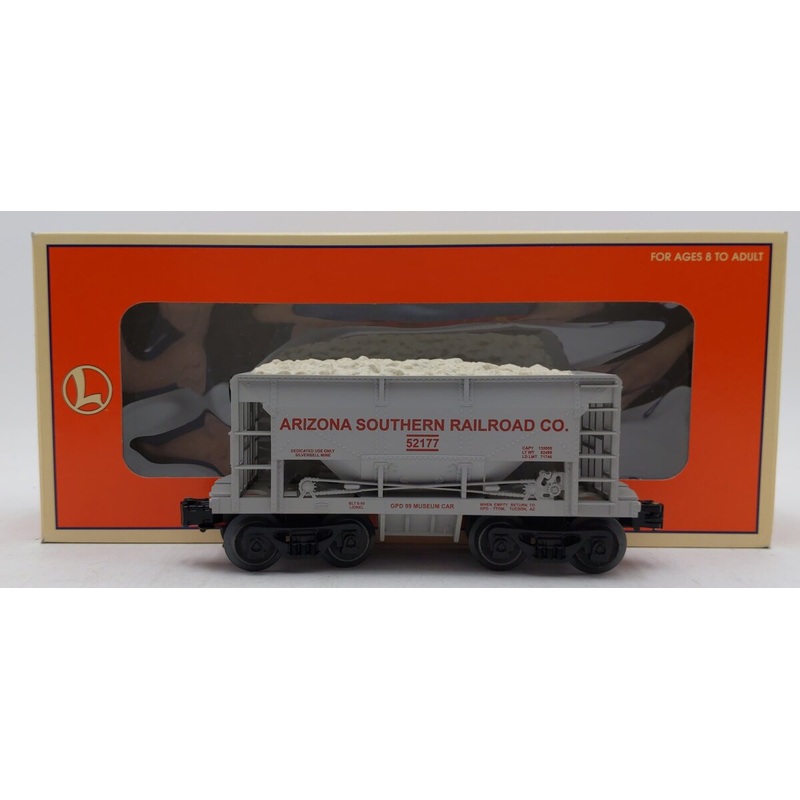 Lionel 6-52177 O Gauge TTOM-1999 Arizona Southern Railroad Ore car w/Ore Load EX/Box
