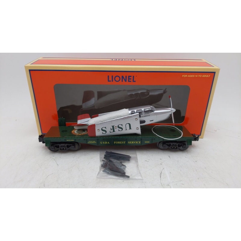 Lionel 6-52505 O TTOS-2008 Sacramento Convention Smokey The Bear Flatcar w/Plane EX/Box