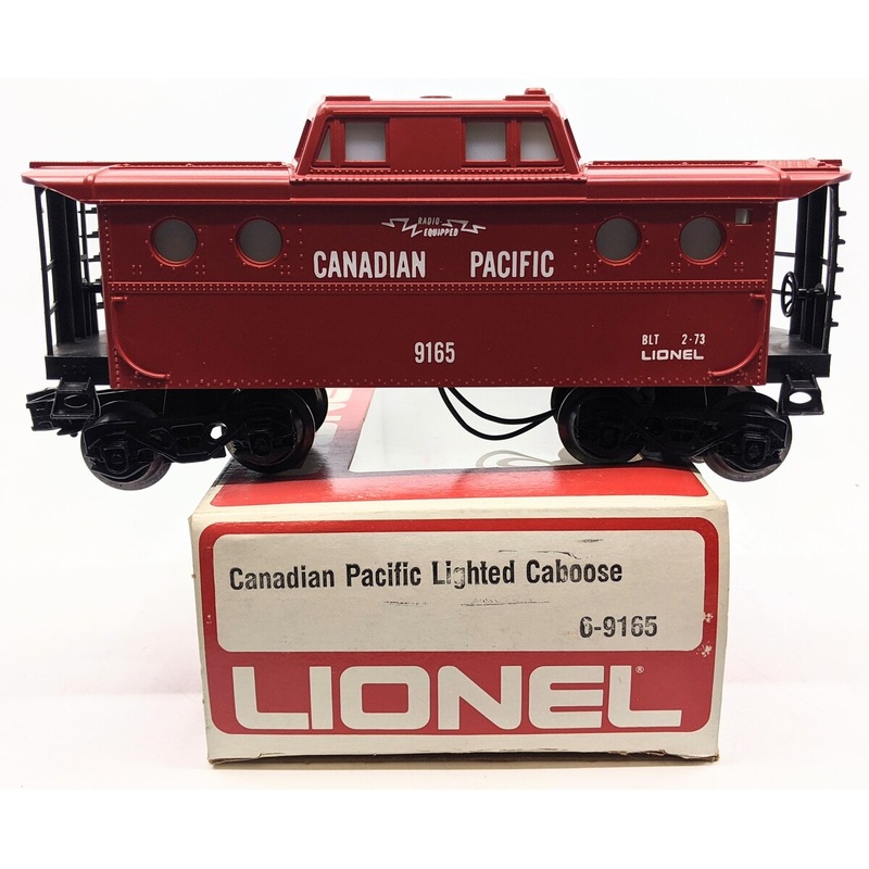 Lionel 6-9165 O Gauge Canadian Pacific N5C Porthole Lighted Caboose LN/Box