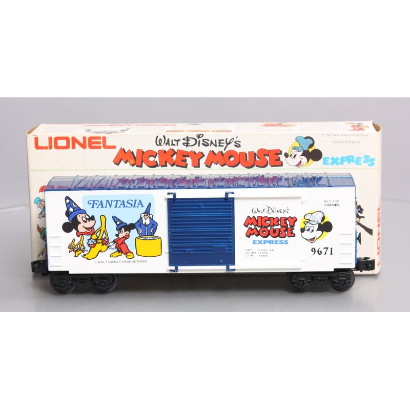 Lionel 6-9671 O Gauge Disney Fantasia Hi-Cube Boxcar #9671 EX/Box