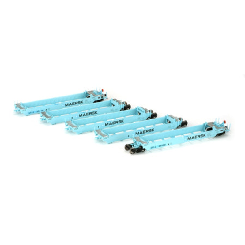 Athearn 95046 HO SFLC Maxi I/Early Ready-To-Run #1 (Pack of 5) MT/Box