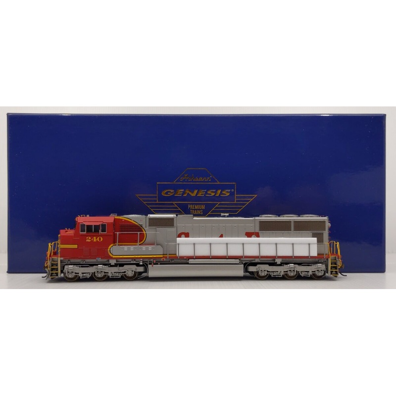 Athearn G70641 HO Scale Santa Fe Warbonnet SD75M Diesel Loco w/DCC & Sound #240 NIB