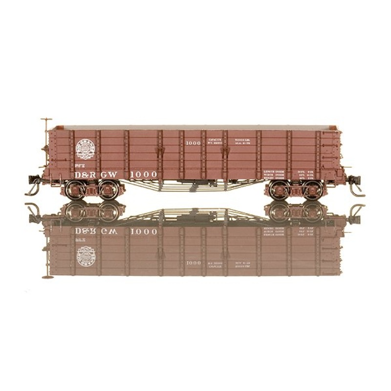 Blackstone Models 340400 HOn3 DRGW 1000 Series High Side Gondola #1000 NIB