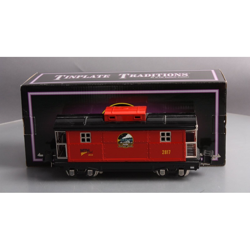 MTH 10-8087 O Gauge Tinplate No.2817 Illuminated Caboose NIB