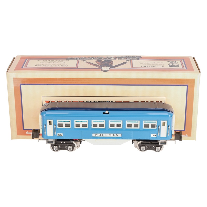 MTH 11-80006 O Gauge Two-Tone Blue Pullman Car #2613 (w/Nickel Trim) NIB