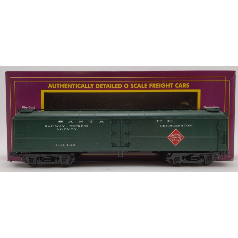 MTH 20-94291 O Santa Fe Railway Express Agency Express Reefer Car #4072 EX/Box