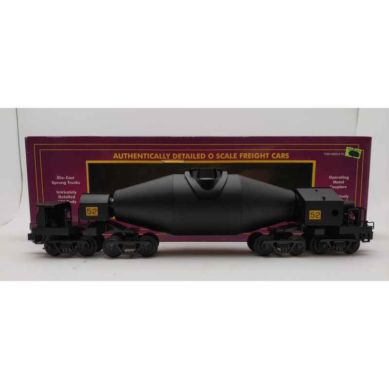 MTH 20-98201 O Gauge 4-Truck Black Hot Metal Car #52 LN/Box