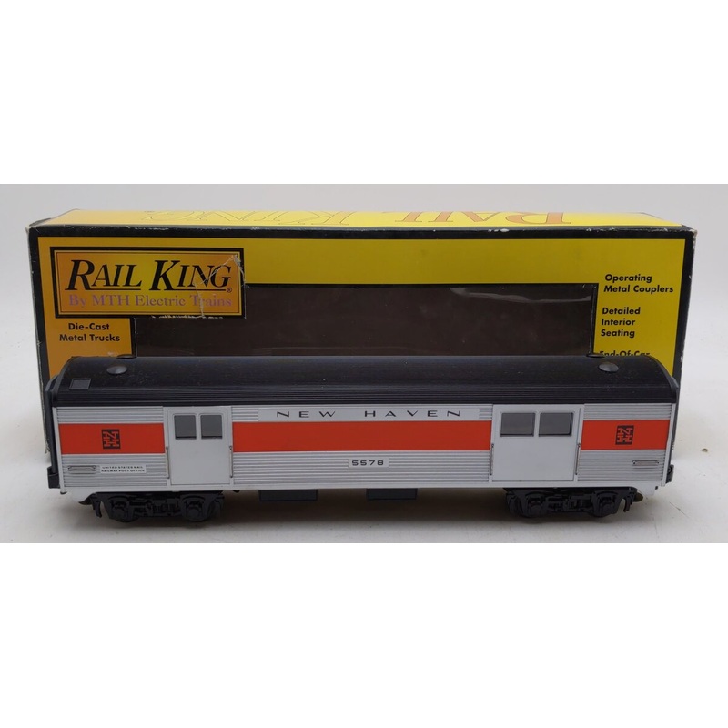 MTH 30-6131B O New Haven Streamlined Baggage Car #5578 EX/Box
