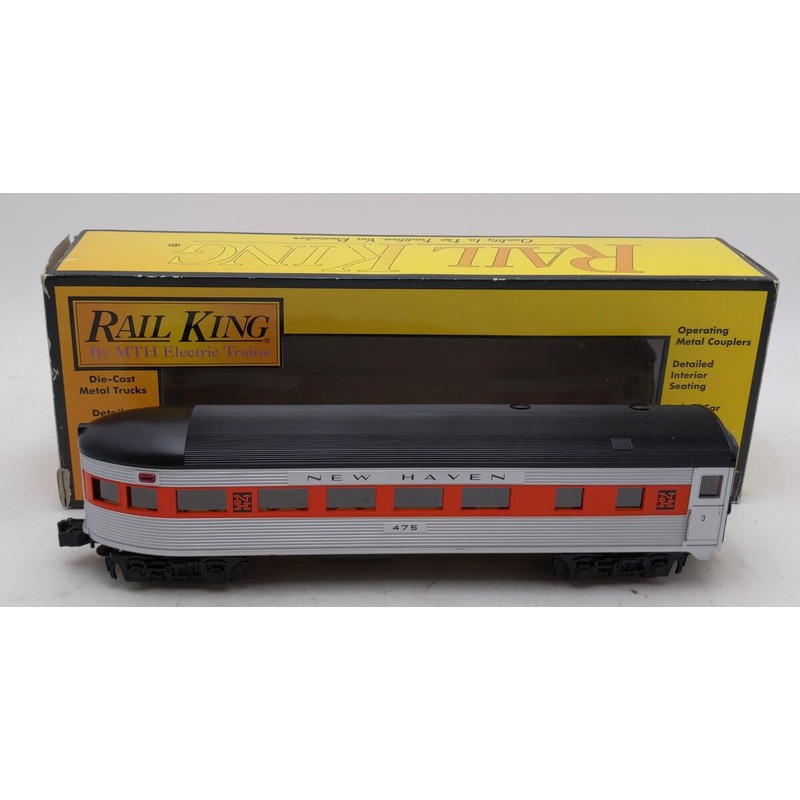 MTH 30-6131E New Haven Observation Car #475 EX/Box