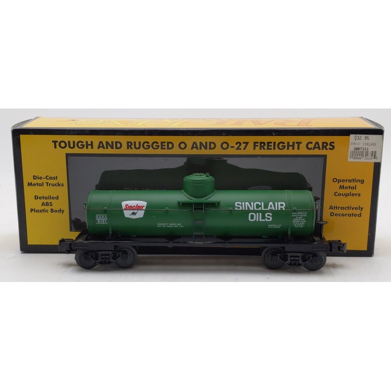 MTH 30-7311 O Gauge Sinclair Single Dome Tank Car #9131 LN/Box
