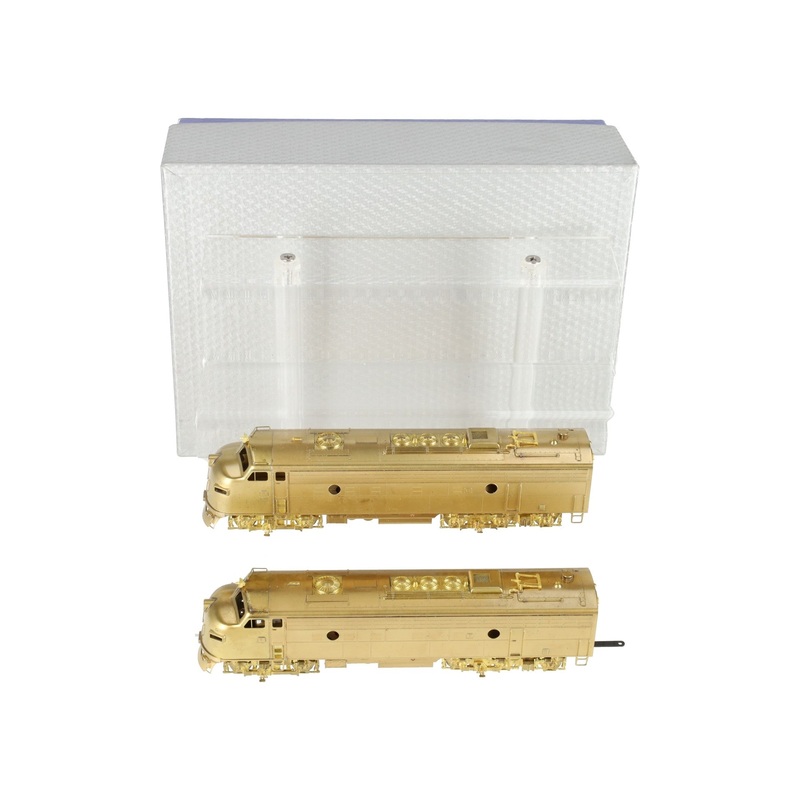 NJ Custom Brass 117-S HO Scale BRASS New Haven FL-9 AA Diesel Set – Unpainted EX/Box