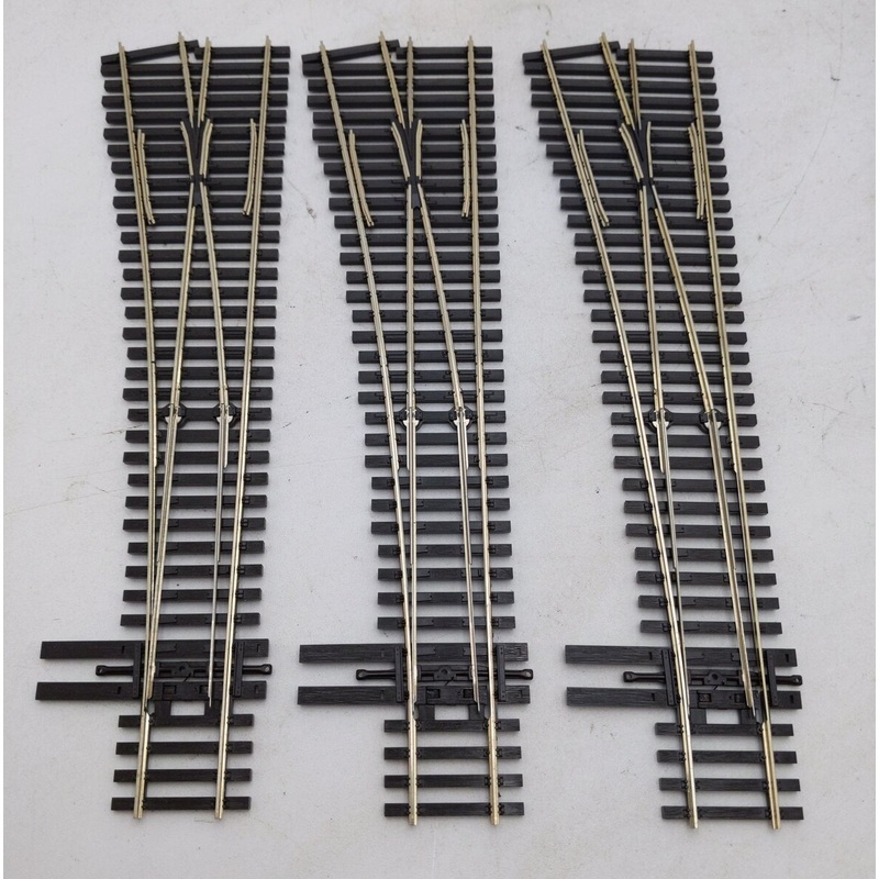Peco HO Code 83 Left Hand Manual Switch Turnouts [3] EX
