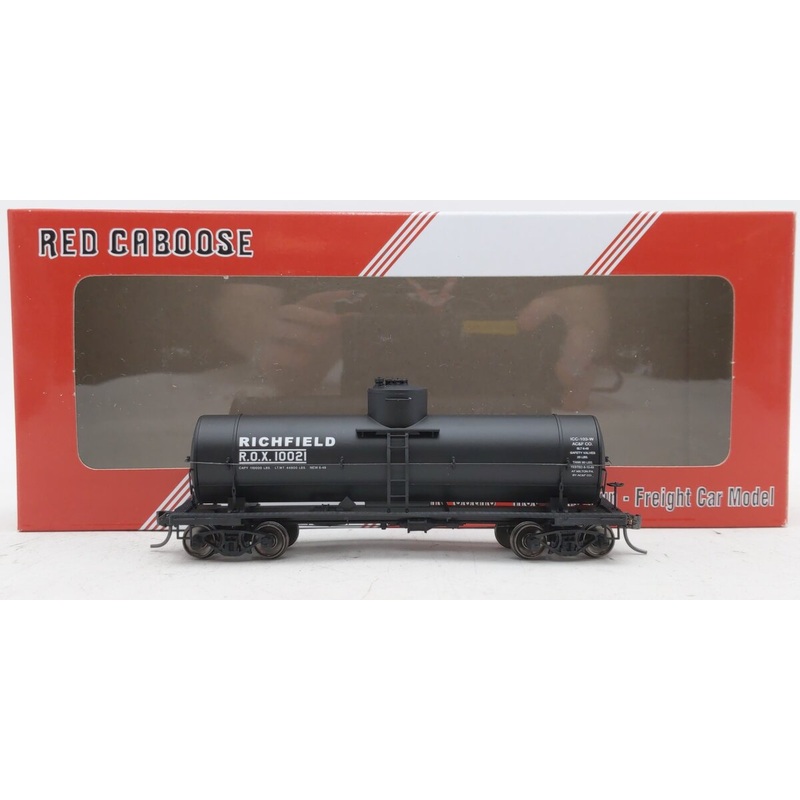 Red Caboose RR-33019-02 HO Richfield 103W 10K Gallon Welded Tank Car #10021 LN/Box