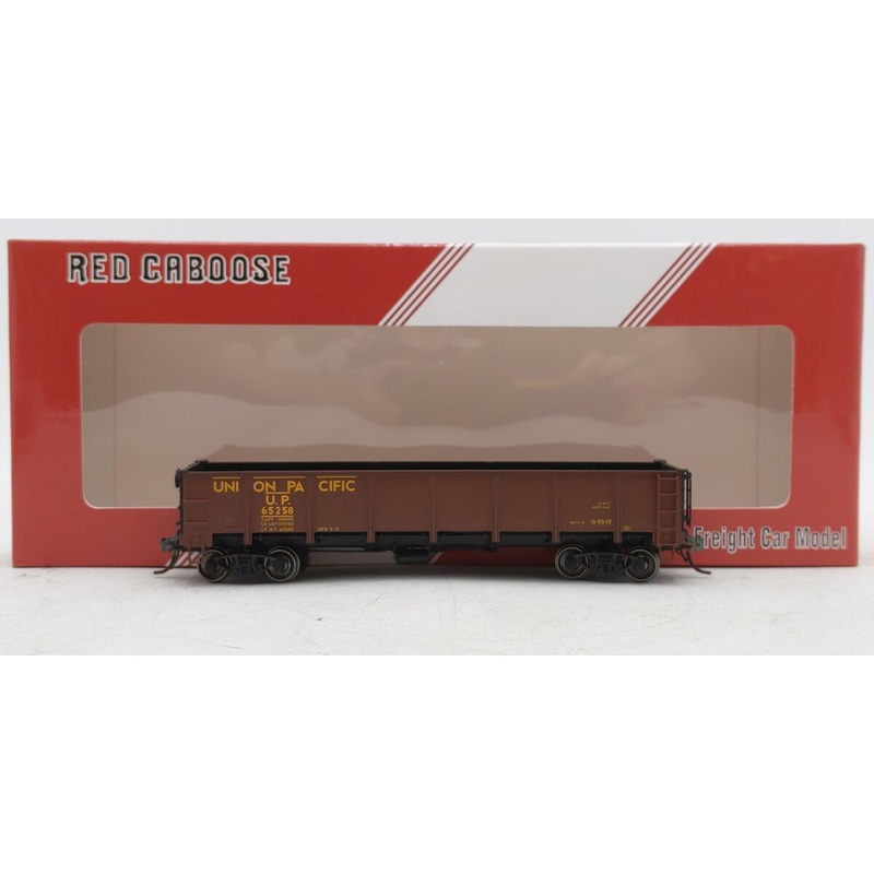 Red Caboose RR-35021-29 HO Union Pacific Drop Bottom Gondola #65258 LN/Box