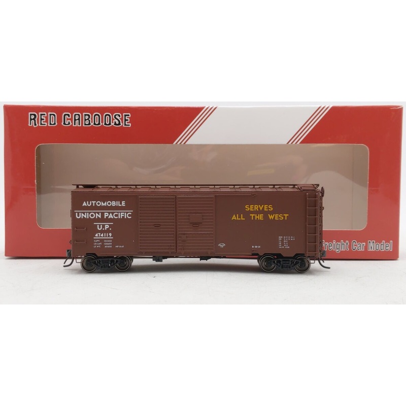 Red Caboose RR-38540-12 HO Union Pacific AAR Double Door Boxcar #474119 LN/Box