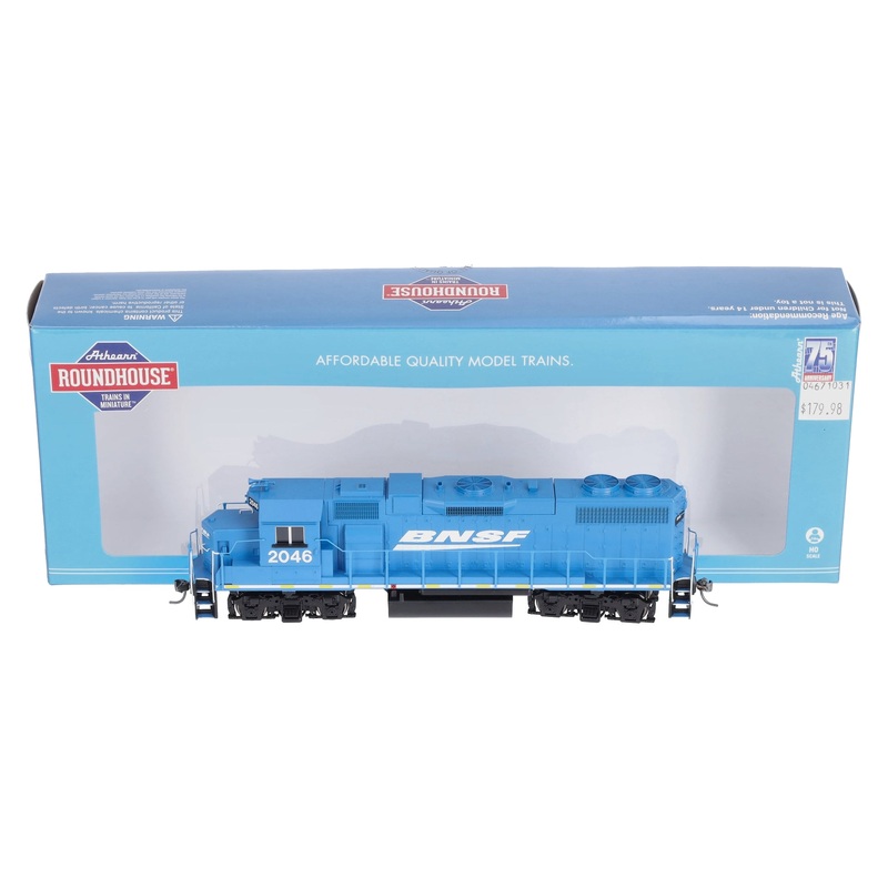 Roundhouse RND12623 HO BNSF GP38-2 Diesel Locomotive #2046 w/ DCC MT/Box