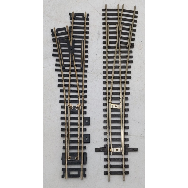 Shinohara Track HO Code 100 Left And Right Hand Manual Switches [2] EX