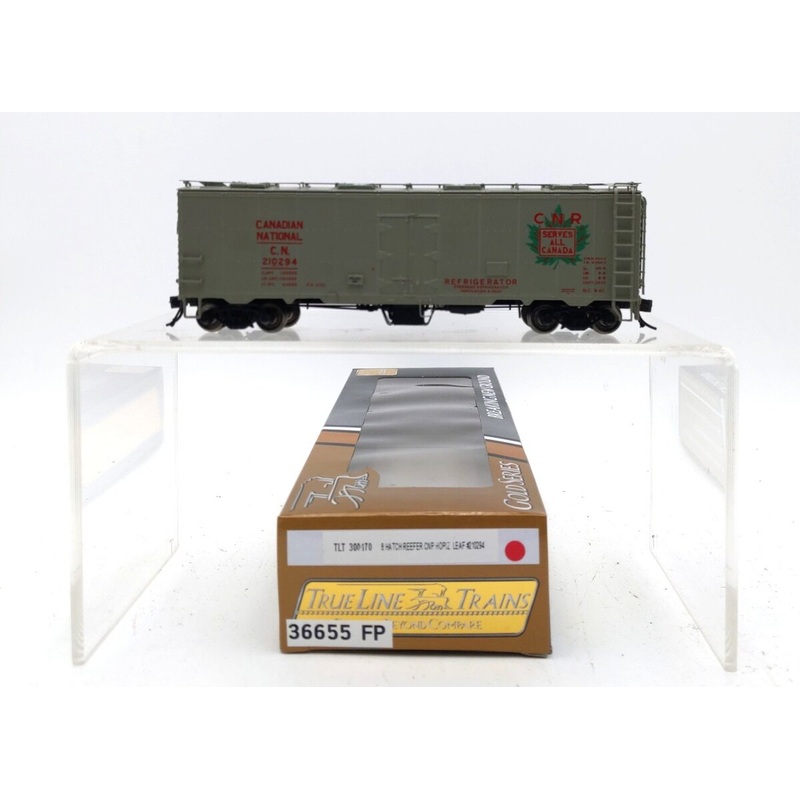 True Line Trains 300470 HO Scale Canadian National 8-Hatch Reefer #210924 LN/Box